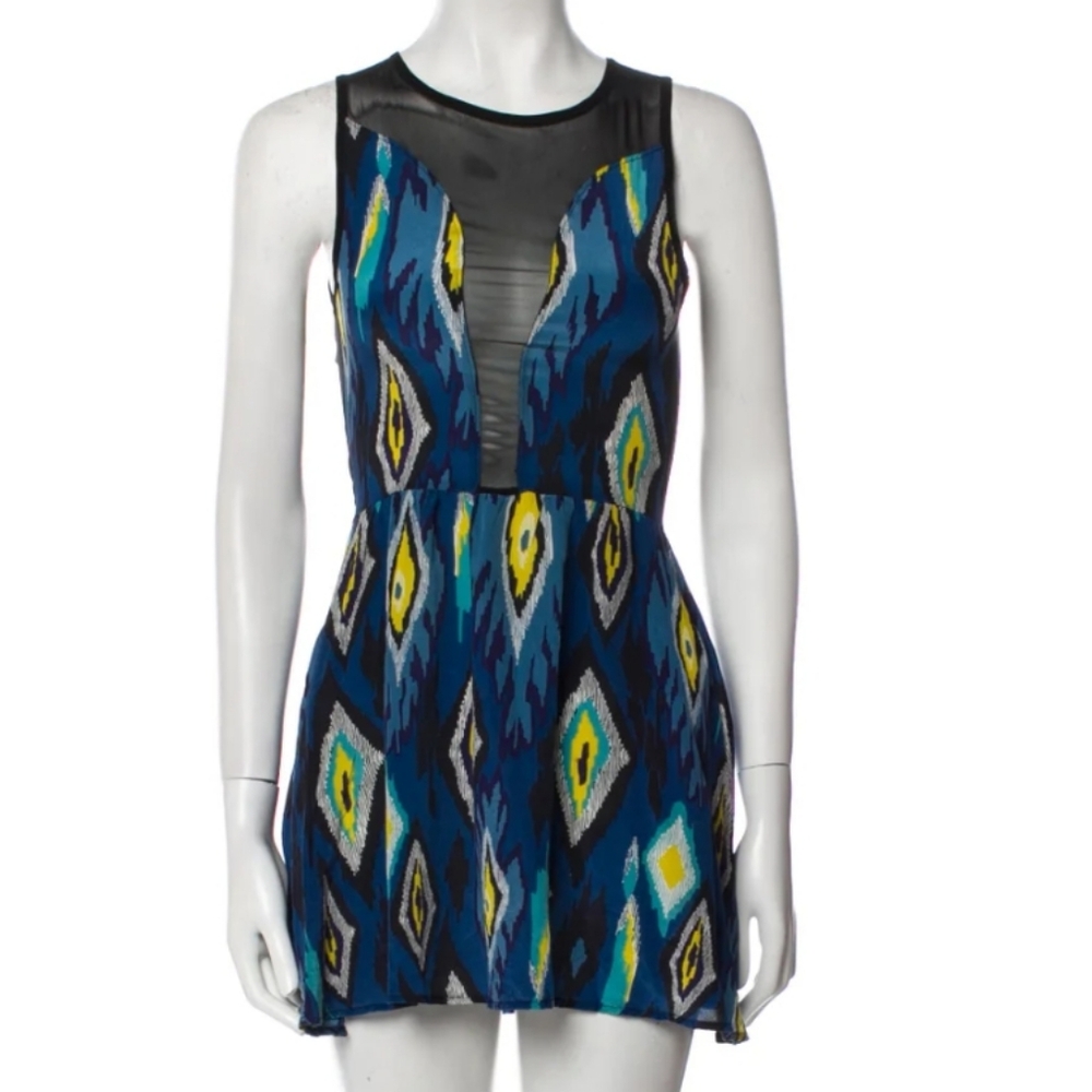 For Love & Lemons Silk Tunic XS dr2